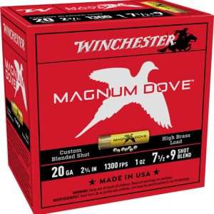WINCHESTER MAGNUM DOVE 20GA 2.75" 1OZ #7.5&9 25RD 10BX/CS