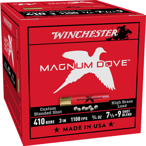 WINCHESTER MAGNUM DOVE 410 3" 3/4OZ #7.5&9 25RD 10BX/CS