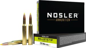 NOSLER 270 WIN 140GR BALLISTIC TIP 20RD 10BX/CS
