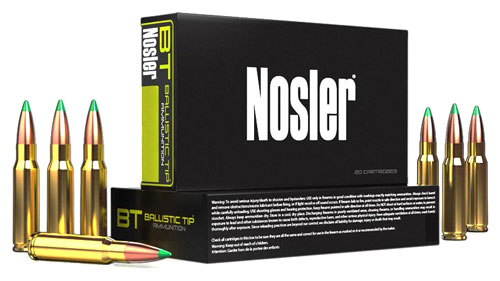 NOSLER BT 308 WIN 165GR BALLISTIC TIP 20RD 10BX/CS
