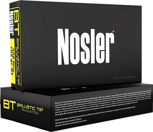 NOSLER BT 6.5 CM 120GR BALLISTIC TIP 20RD 10BX/CS !
