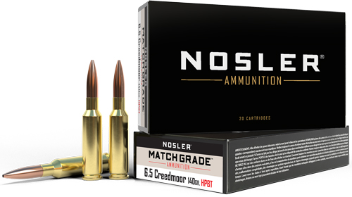 NOSLER MATCH 6.5 CM 140GR CUSTOM COMP HPBT 20RD 10BX/CS