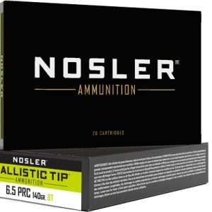 NOSLER BT 6.5 PRC 140GR BALLISTIC TIP 20RD 10BX/CS