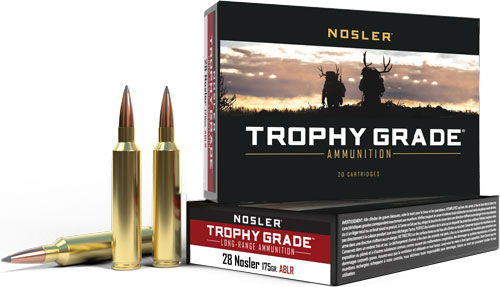 NOSLER TROPHY GRADE LR 28 NOSLER 175GR ABLR 20RD 10BX/CS
