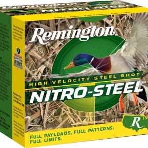 REMINGTON NITRO-STEEL 12GA 3" 1-1/4OZ #2 1450FPS 25RD 10BX/C