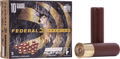 FEDERAL 10GA 3.5" 00 BUCK 18 PELLETS 5RD 10BX/CS