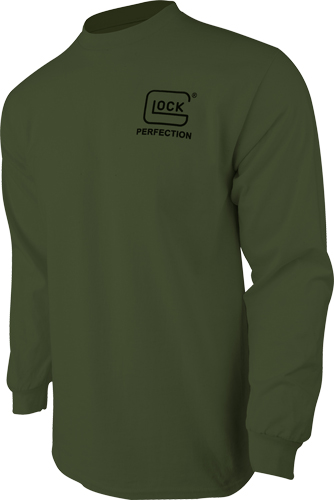 GLOCK OEM BORN IN AUSTRIA LONG SLEEVE SHIRT MILITARY GREEN MD - Image 2