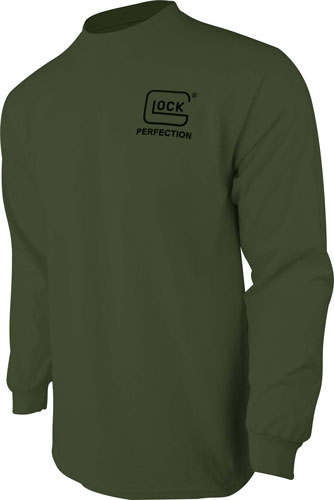 GLOCK OEM BORN IN AUSTRIA LONG SLEEVE SHIRT MILITARY GRN 3XL - Image 2