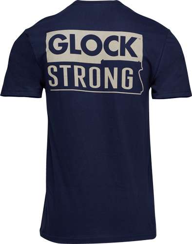 GLOCK STRONG SHORT SLEEVE T SHIRT NAVY X-LARGE