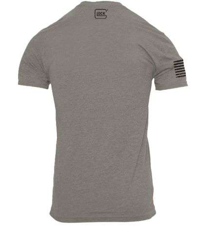GLOCK PERFECTION TEE SHORT SLEEVE T SHIRT LG STONE GREY