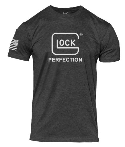 GLOCK PERFECTION TEE SHORT SLEEVE T SHIRT XL CHARCOAL - Image 2