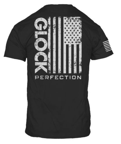 GLOCK PERFECTION FLAG TEE SHORT SLEEVE T SHIRT XL BLACK - Image 2