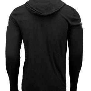 GLOCK HOODED PERFORMANCE LONG SLEEVE SHIRT XL BLACK