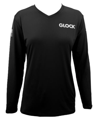 GLOCK LADIES PERFORMANCE LONG SLEEVE SHIRT LG BLACK - Image 2