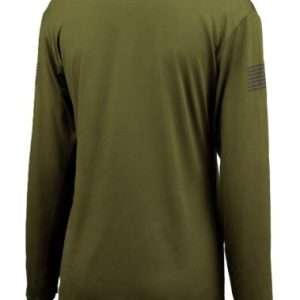 GLOCK LADIES PERFORMANCE LONG SLEEVE SHIRT LG MILITARY GRN