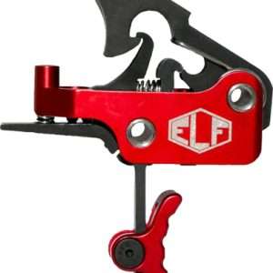 ELFTMANN TRIGGER APEX AR-15 CURVED ADJ 2.75-7LBS RED