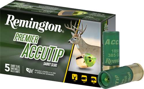 REMINGTON PREMIER 12GA 3" 385GR ACCUTIP 5RD 20BX/CS