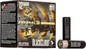 FEDERAL BLACK CLOUD 12GA 3.5" 1-1/2OZ #3 1500FPS 25RD 10BX/C