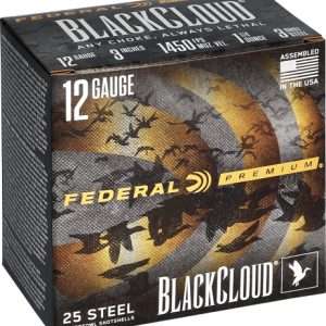 FEDERAL BLACK CLOUD 12GA 3" 1-1/4OZ #3 1450FPS 25RD 10BX/C