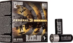 FEDERAL BLACK CLOUD 12GA 3" 1-1/4OZ #4 1450FPS 25RD 10BX/C