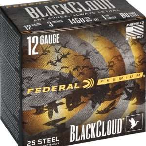 FEDERAL BLCK CLOUD 12GA 3" 1-1/4OZ #BB 1450FPS 25RD 10B/C