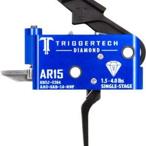TRIGGERTECH AR-15 SINGLE STAGE BLACK DIAMOND FLAT