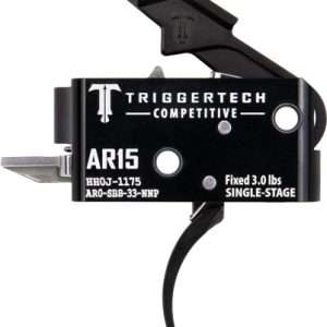 TRIGGERTECH AR-15 SINGLE STAGE BLACK COMPETITIVE PRO CURVED