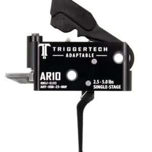 TRIGGERTECH AR10 SINGLE STAGE ADAPTABLE STRAIGHT FLAT BLACK
