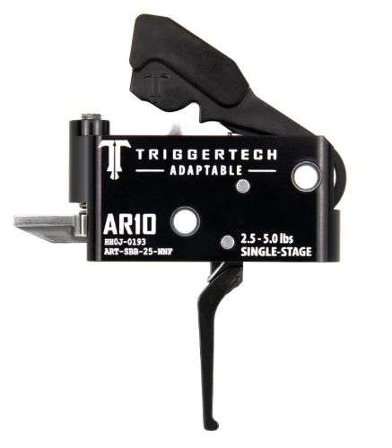 TRIGGERTECH AR10 SINGLE STAGE ADAPTABLE STRAIGHT FLAT BLACK
