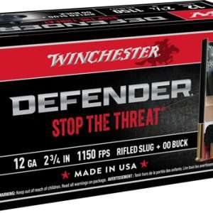 WINCHESTER DEFENDER 12GA 2.75" 1OZ SLUG/3-00 BUCK 10RD 10BX/C