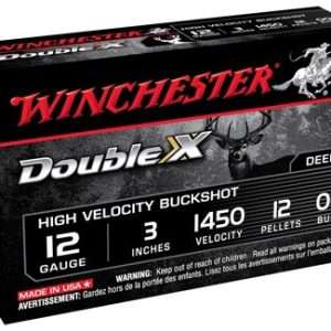 WINCHESTER DOUBLE X 12GA 3" 00 BUCK 12 PELLETS 5RD 50BX/CS
