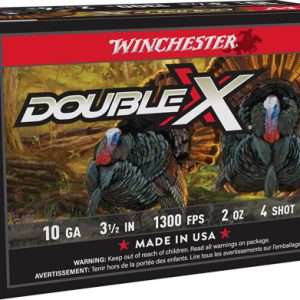 WINCHESTER DOUBLE-X 10GA 3.5" 2OZ #4 10RD 10BX/CS