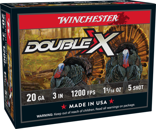 WINCHESTER DOUBLE-X 20GA 3" 1-5/16OZ #5 10RD 10BX/CS - Image 2