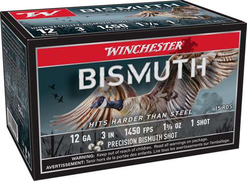 WINCHESTER BISMUTH 12GA 3" 1-3/8OZ #1 15RD 10BX/CS