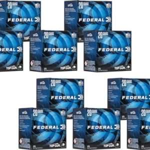 FEDERAL TOP GUN 20GA 7/8OZ #7.5 1210FPS 250RD CASE LOT