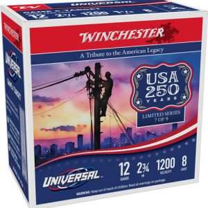 WINCHESTER LIGHT TARGET 12GA 2.75" 1-1/8 #8 200RD CASE