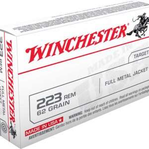WINCHESTER USA 223 REM 62GR FMJ 20RD 50BX/CS