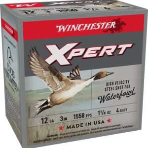 WINCHESTER XPERT STEEL 12GA 3" 1-1/8OZ #4 1550FPS 25RD 10BX/C