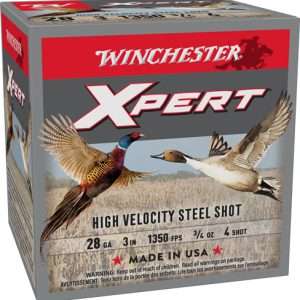 WINCHESTER XPERT STEEL 28GA 3" 3/4OZ #4 25RD 10BX/CS