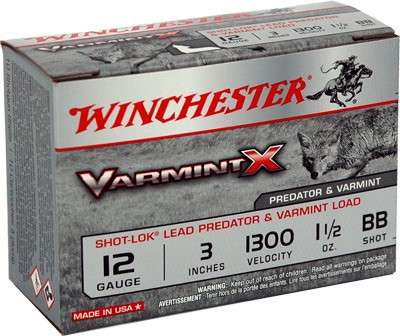 WINCHESTER VARMINT-X 12GA 3" 1-1/2OZ #BB 10RD 10BX/CS