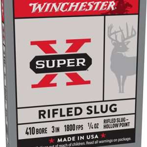 WINCHESTER SUPER-X 410 3" 1/4OZ RIFLED SLUG 5RD 50BX/CS