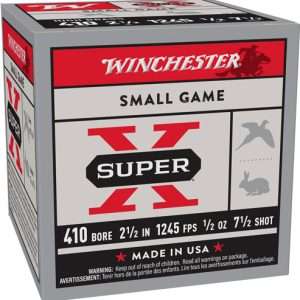 WINCHESTER SUPER-X 410 2.5" 1/2OZ #7.5 25RD 10BX/CS