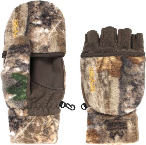 HOT SHOT HF2 BULLS-EYE POP-TOP MITTEN FLEECE INSUL RT-APX XL<