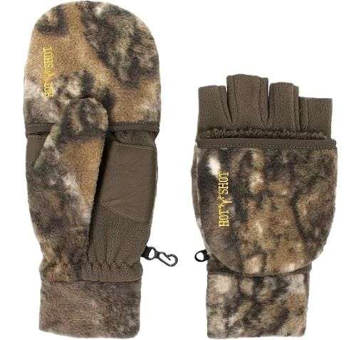 HOT SHOT HF2 BULLS-EYE POP-TOP MITTEN FLEECE INSUL RT-APX XL