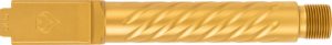 BALLISTIC ADVANTAGE FOR GLOCK 19 G5 1/2X28" THRD. GOLD BBL