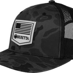 BERETTA CAP PM TRUCKER R 112 RUBBER PATCH BLACK DUCK CAMO