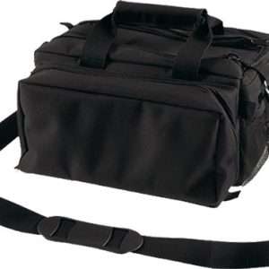 BULLDOG DELUXE RANGE BAG BLACK HEAVY DUTY NYLON WATER RESIST
