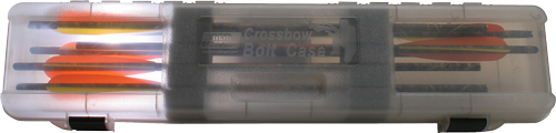 MTM CROSSBOLT CASE HOLDS 12 BOLTS UP TO 23" CLEAR SMOKE