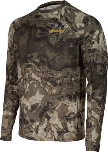MUDDY BASE LAYER CREW TOP VEIL CANYON GREY LARGE