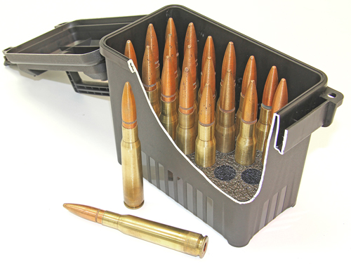 MTM 50 BMG AMMO CAN 20 ROUND BLACK PRE-CUT FOAM LOCKABLE - Image 3